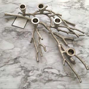 Threshold | Target silver branch candleholder